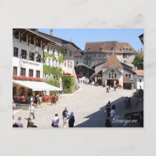 Gruyères, Switzerland postcard Postkarte