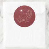 GRYFFINDOR™ Constellation Graphic Runder Aufkleber (Tasche)
