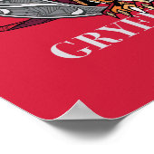 GRYFFINDOR™ Crosshatched Emblem Poster (Ecke)