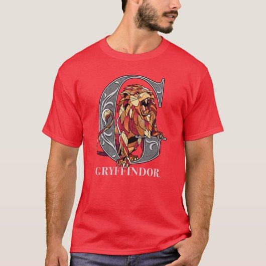 GRYFFINDOR™ Crosshatched Emblem T-Shirt (Vorderseite)