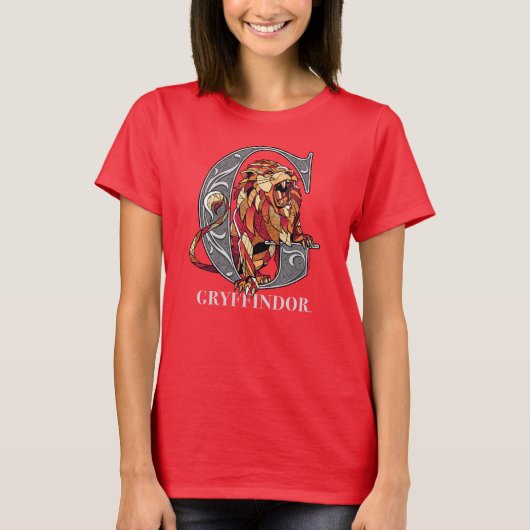 GRYFFINDOR™ Crosshatched Emblem T-Shirt (Vorderseite)