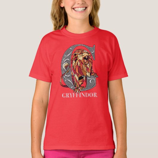 GRYFFINDOR™ Crosshatched Emblem T-Shirt (Vorderseite)