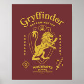 GRYFFINDOR™ Determination Courage Bravery Crest Poster (Vorne)