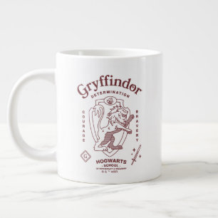GRYFFINDOR™ Entschlossenheit Mut Tapferkeit Wappen Jumbo-Tasse