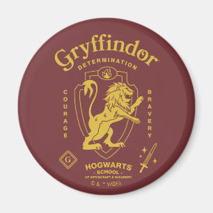 GRYFFINDOR™ Entschlossenheit Mut Tapferkeit Wappen Magnet