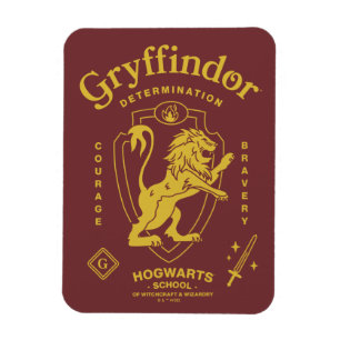 GRYFFINDOR™ Entschlossenheit Mut Tapferkeit Wappen Magnet