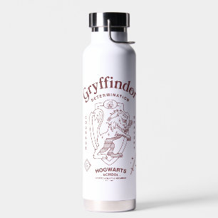 GRYFFINDOR™ Entschlossenheit Mut Tapferkeit Wappen Trinkflasche
