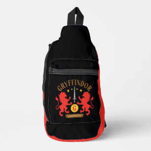 GRYFFINDOR™-Haus-Doppellöwenschwert-Grafik Crossbody Bag