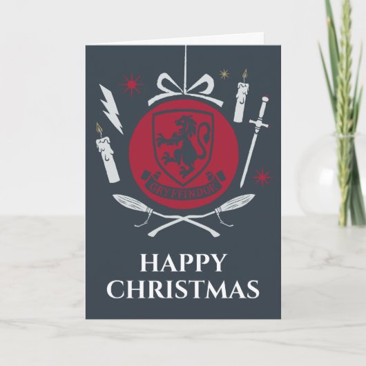 GRYFFINDOR™ Holiday Bauble Graphic Feiertagskarte (Vorderseite)