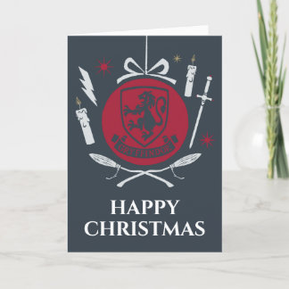 GRYFFINDOR™ Holiday Bauble Graphic Feiertagskarte