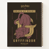 GRYFFINDOR™ House Brave at Heart Notizblock (Rückseite)