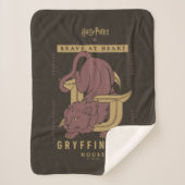GRYFFINDOR™ House Brave at Heart Sherpadecke (Vorderseite)