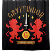 GRYFFINDOR™ House Double Lion Sword Graphic Duschvorhang (Vorderseite)