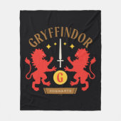 GRYFFINDOR™ House Double Lion Sword Graphic Fleecedecke (Vorderseite)