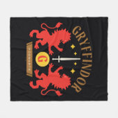 GRYFFINDOR™ House Double Lion Sword Graphic Fleecedecke (Vorderseite (Horizontal))