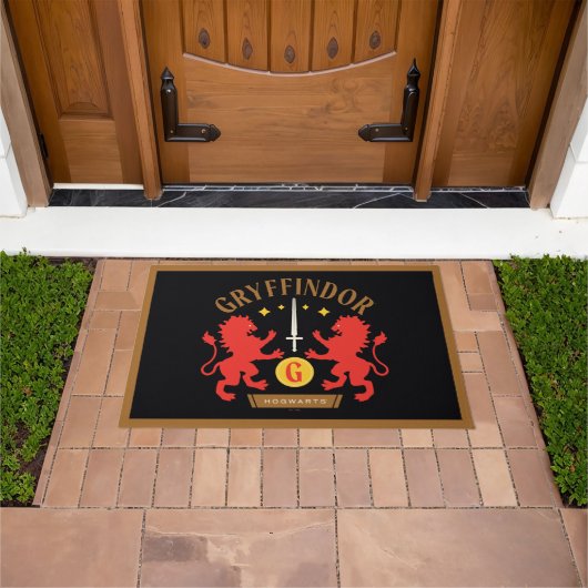 GRYFFINDOR™ House Double Lion Sword Graphic Fußmatte (Außenbereich)