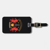 GRYFFINDOR™ House Double Lion Sword Graphic Gepäckanhänger (Vorderseite horizontal)