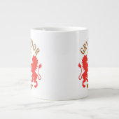 GRYFFINDOR™ House Double Lion Sword Graphic Jumbo-Tasse (Vorderseite)