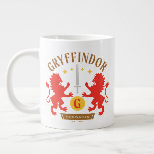 GRYFFINDOR™ House Double Lion Sword Graphic Jumbo-Tasse