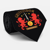 GRYFFINDOR™ House Double Lion Sword Graphic Krawatte (Gerollt)
