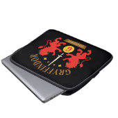 GRYFFINDOR™ House Double Lion Sword Graphic Laptopschutzhülle (Vorne Knopf)