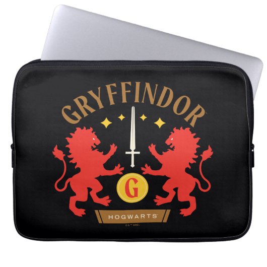 GRYFFINDOR™ House Double Lion Sword Graphic Laptopschutzhülle (Vorderseite)