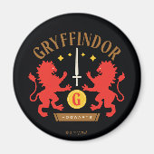 GRYFFINDOR™ House Double Lion Sword Graphic Magnet (Vorne)