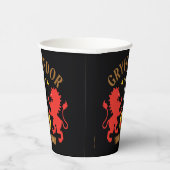 GRYFFINDOR™ House Double Lion Sword Graphic Pappbecher (Rechts)