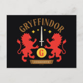 GRYFFINDOR™ House Double Lion Sword Graphic Postkarte (Vorderseite)