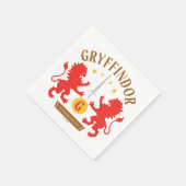 GRYFFINDOR™ House Double Lion Sword Graphic Serviette (Ecke)