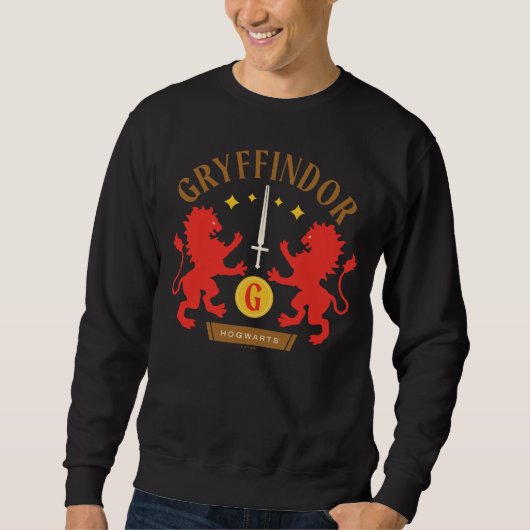 GRYFFINDOR™ House Double Lion Sword Graphic Sweatshirt (Vorderseite)