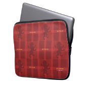 GRYFFINDOR™ Karomuster Laptopschutzhülle (Vorderseite Links)