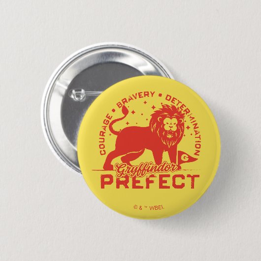 GRYFFINDOR™ Präfektes Abzeichen Button (Vorne & Hinten)