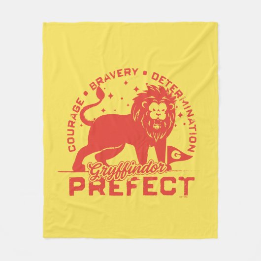 GRYFFINDOR™ Präfektes Abzeichen Fleecedecke (Vorderseite)