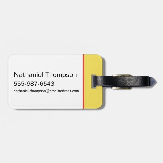 GRYFFINDOR™ Präfektes Abzeichen Gepäckanhänger (Rückseite horizontal)