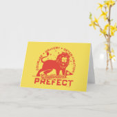 GRYFFINDOR™ Präfektes Abzeichen Karte (Gelbe Blume)