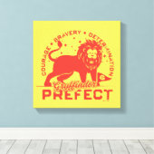 GRYFFINDOR™ Präfektes Abzeichen Leinwanddruck (Insitu (Holzboden))