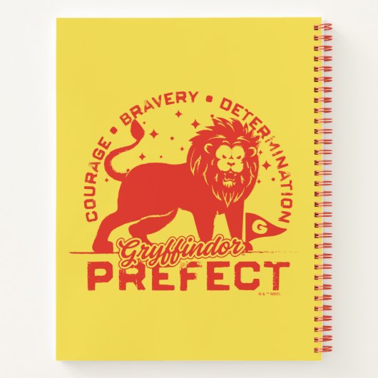 GRYFFINDOR™ Präfektes Abzeichen Notizblock (Rückseite)