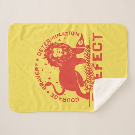 GRYFFINDOR™ Präfektes Abzeichen Sherpadecke (Vorderseite (Horizontal))