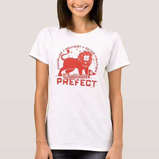 GRYFFINDOR™ Präfektes Abzeichen T-Shirt (Vorderseite)