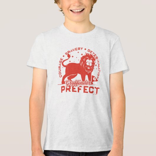 GRYFFINDOR™ Präfektes Abzeichen Tri-Blend Shirt (Vorderseite)