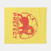 GRYFFINDOR™-Prefektenabzeichen Fleecedecke (Vorderseite (Horizontal))