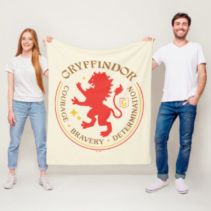 GRYFFINDOR™ Red Lion House Pride Abzeichen Fleecedecke