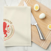 GRYFFINDOR™ Red Lion House Pride Abzeichen Geschirrtuch (Viertel Falte)