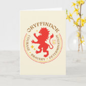 GRYFFINDOR™ Red Lion House Pride Abzeichen Karte (Gelbe Blume)
