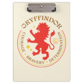 GRYFFINDOR™ Red Lion House Pride Abzeichen Klemmbrett (Vorderseite)