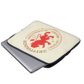 GRYFFINDOR™ Red Lion House Pride Abzeichen Laptopschutzhülle (Vorne Knopf)