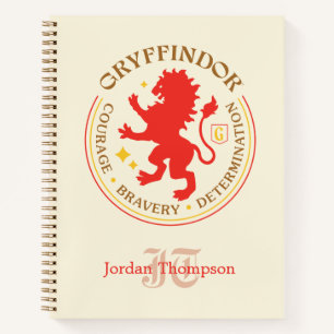 GRYFFINDOR™ Red Lion House Pride Abzeichen Notizblock
