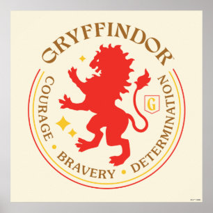 GRYFFINDOR™ Red Lion House Pride Abzeichen Poster