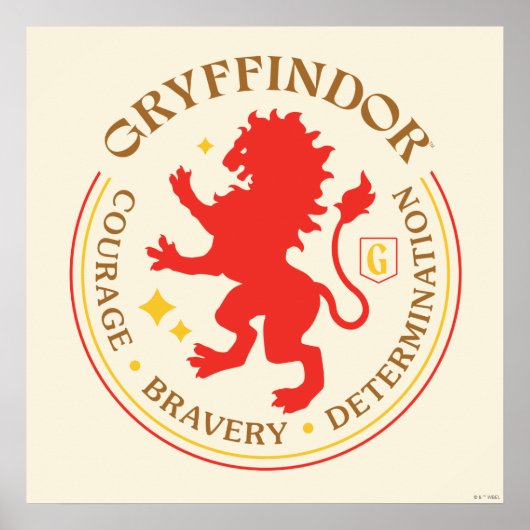GRYFFINDOR™ Red Lion House Pride Abzeichen Poster (Vorne)